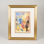 1749 3057 Färglitografi